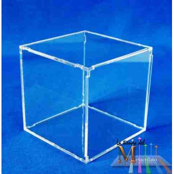 Caja cubo 6 caras con tapa encajada